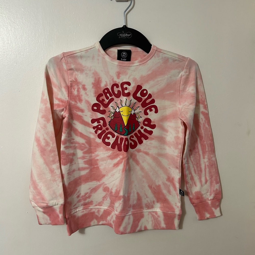 Rags to Raches Kids Tie-Dye Pullover L/S Shirt